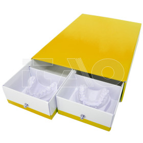 Porta modelli 2 cassetti giallo 1 cf.
