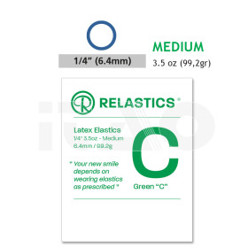 Elastici intraorali Relastics 1/4 (6.4mm) Medium 3.5oz...