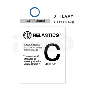 Elastici intraorali Relastics 1/4 (6.4mm) X-Heavy 6.5oz...