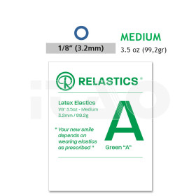 Elastici intraorali Relastics 1/8 (3.2mm) Medium 3.5oz...