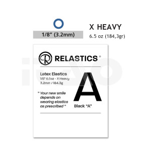 Elastici intraorali Relastics 1/8 (3.2mm) X-Heavy 6.5oz...