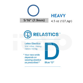 Elastici intraorali Relastics 5/16 (7.9mm) Heavy 4.5oz...