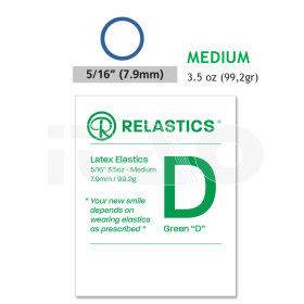 Elastici intraorali Relastics 5/16 (7.9mm) Medium 3.5oz...