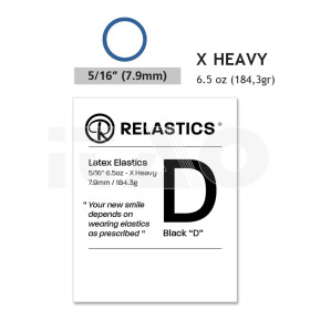 Elastici intraorali Relastics 5/16 (7.9mm) X-Heavy 6.5oz...