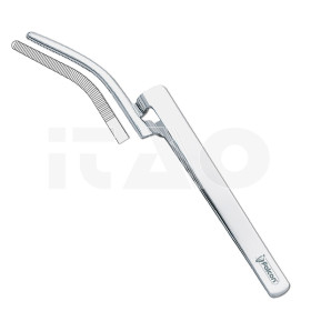 Pinzetta Miller curva per carta articolazione 1 pz.