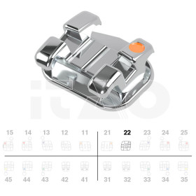 Brackets DB miniPrevail Roth .018" UL2 5pz.