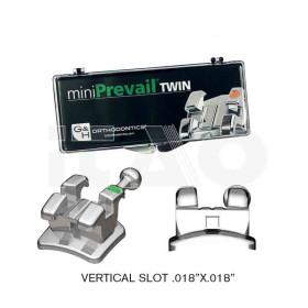Brackets DB miniPrevail VS Roth .018" 1 caso g/can 20pz.
