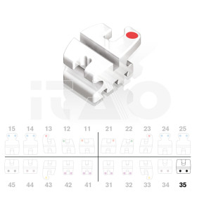 Brackets DB Prism MBT .022" LL5 5pz.