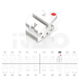 Brackets DB Prism MBT .022" UL3 c/g 5pz.