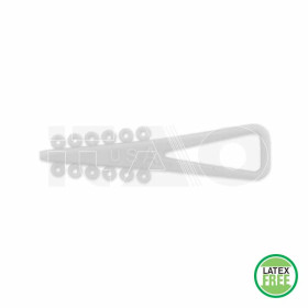 Legature Elastiche Bambino-Ties Ø .120" bianche  1008pz.