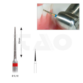 Frese Diamantate interprossimali fini 10mm FG 5 pz.