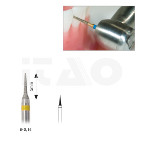 Frese Diamantate interprossimali mini extra fini 5mm FG 5...