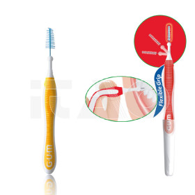 Scovolini Trav-Ler G.u.m. ISO 4 conici 1,3mm gialli 36 pz.