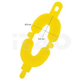 Applicatori per fluoro giallo medium 50 pz.