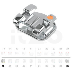 Brackets DB miniPrevail Roth .022" LO5 5pz.