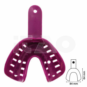 Porta impronte plastica inf. mis.6 viola 25pz.