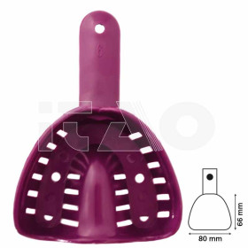 Porta impronte plastica sup. mis.6 viola 25pz.