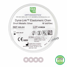 Catenelle elast. Dyna-Link .026' perla chiuse  4,5mt.
