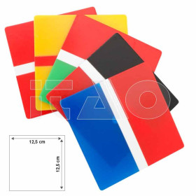 Mouthguard ass.3 colori 125x125mm (4mm) 12pz