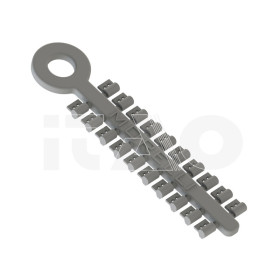 Cunei di rotazione grigi in stick 100 pz.