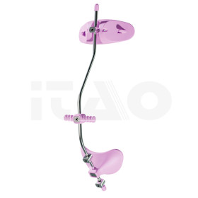 Maschera Petit Rosa regolabile 1pz.