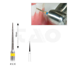 Frese Diamantate interprossimali extra fini 10mm FG 5 pz.