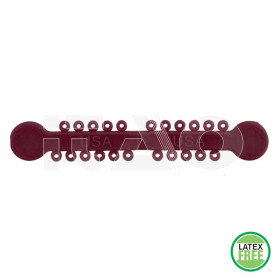 Legature Elastiche Versa-Tie Ø .120" bordeaux 1012pz.