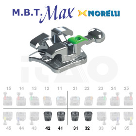 Brackets DB Max MBT .022" L1/2  10 pz.