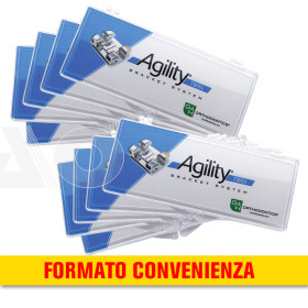 Brackets DB Focus (Agility Twin) Roth .022" 10 CASI...