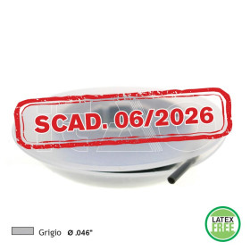 Tubo di protezione per lip bumper .046" grigio 3mt....