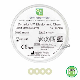 Catenelle elast. Dyna-Link .026' glow chiuse  4,5mt.